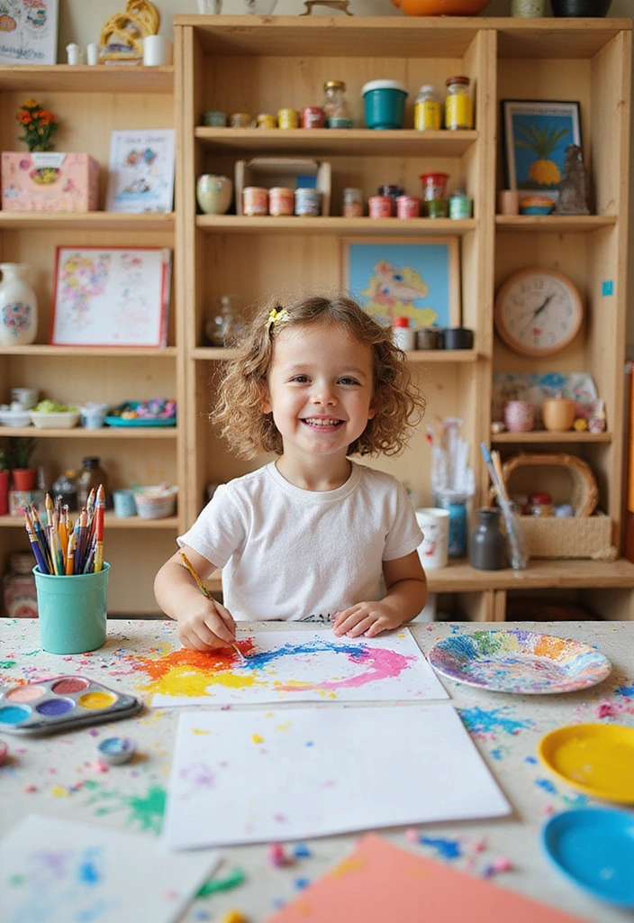 15 Fun Toddler Activities to Include in Your Daily Routine (They'll Love #3!) - 3. DIY Art Station