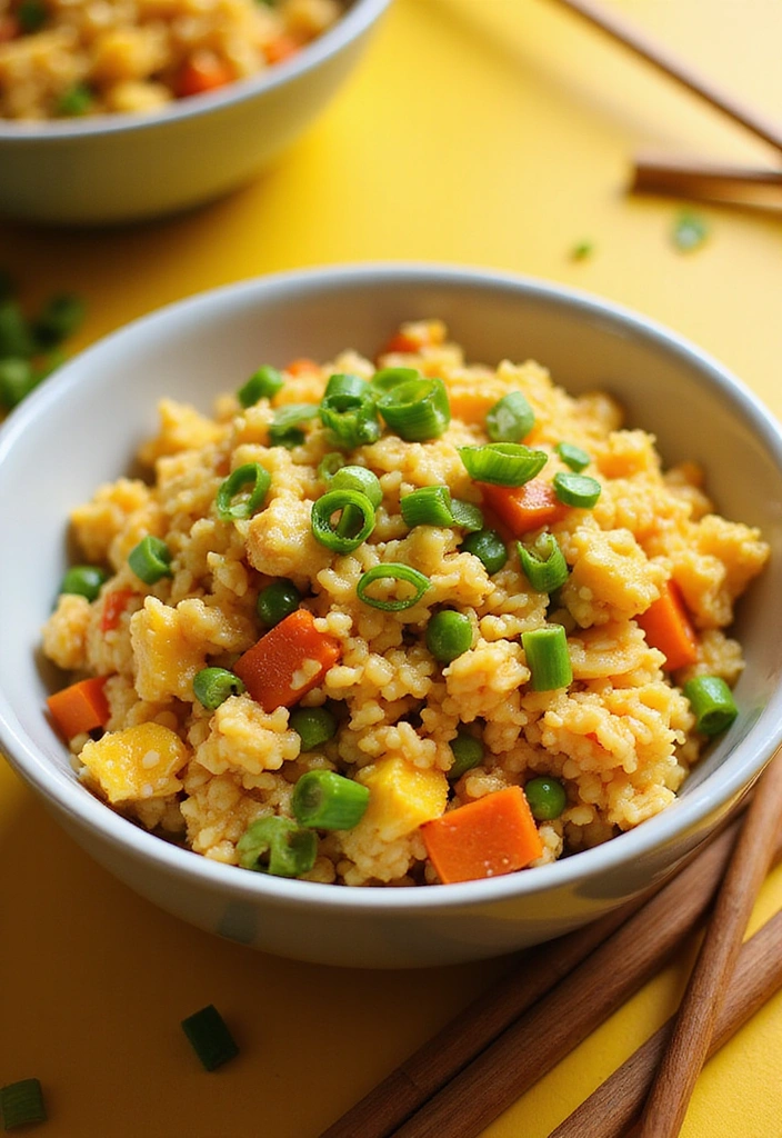 15 Budget Friendly Healthy Dinner Recipes That You Can Make in 30 Minutes or Less! - 10. Egg Fried Rice