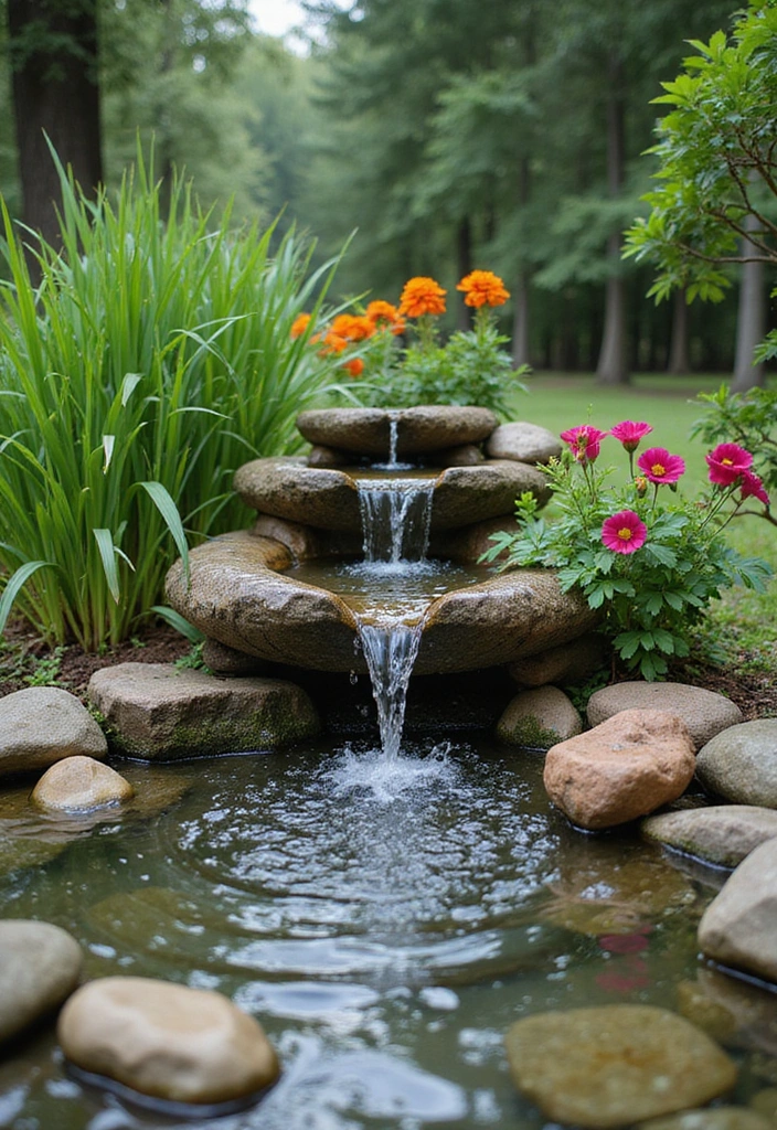 15 Stunning DIY Landscaping Refresh Ideas to Transform Your Outdoor Space (You Won't Believe #7!) - 8. Incorporate a Water Feature