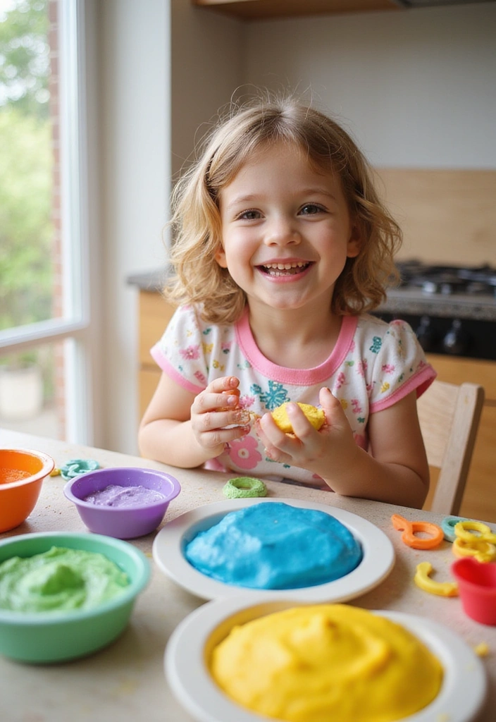 15 Fun Toddler Activities to Include in Your Daily Routine (They'll Love #3!) - 1. Sensory Play with Homemade Playdough
