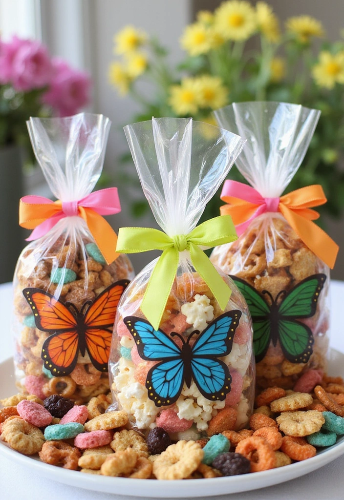 14 Adorable Spring Themed Snacks for Kids That Will Brighten Up Their Day! - 8. Butterfly Snack Mix